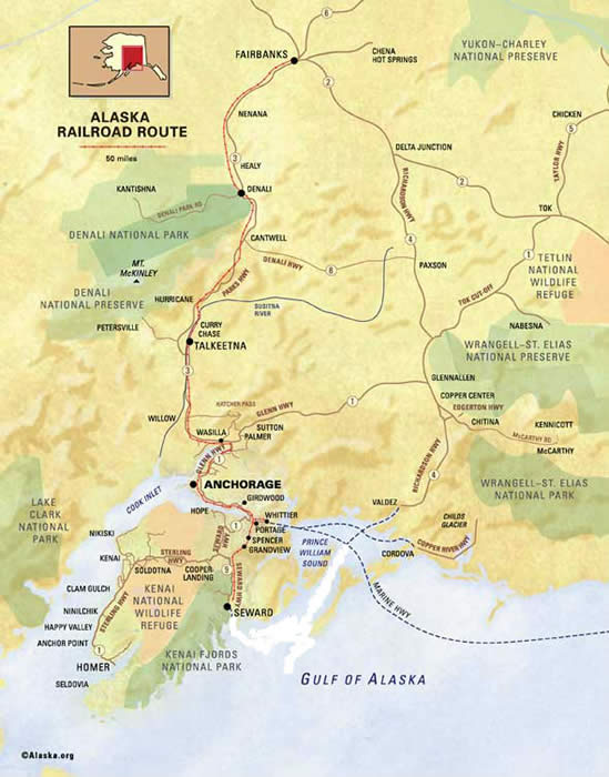 Viking Travel Inc. / AlaskaFerry.com | Petersburg, Alaska | Alaska Railroad Route
